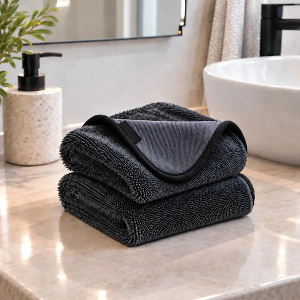 Torkduk i mikrofiber – strimfri mot kalk och vattenfläckar
